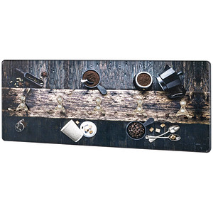 Image HAKU Möbel Wandgarderobe 17852 Motiv Holz 5 Haken 50,0 x 20,0 cm