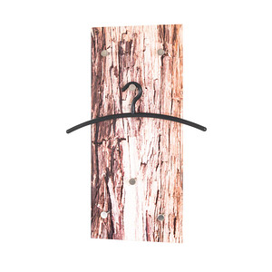 Image HAKU Möbel Wandgarderobe 17989 Motiv Metall 6 Haken 30,0 x 70,0 cm
