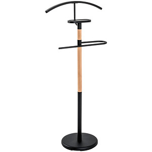 Image HAKU Möbel Herrendiener 21552 schwarz Metall 47,0 x 112,0 cm