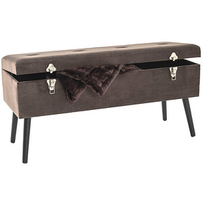 Image HAKU Möbel Sitztruhe 19152 taupe Stoff 106,0 cm