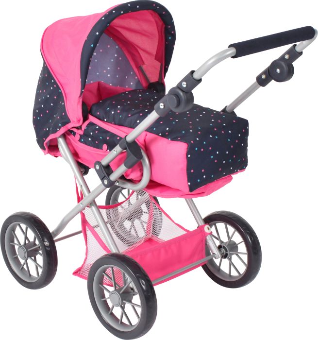 Image Kombi-Puppenwagen LENI Konfetti, pink