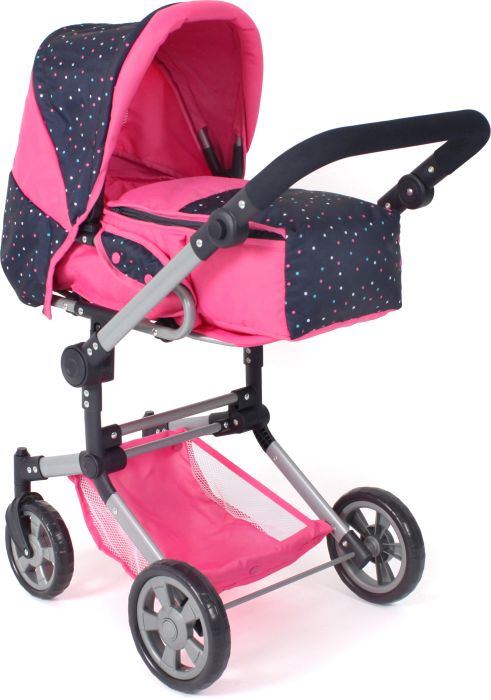 Image Kombi-Puppenwagen JARA Konfetti, pink