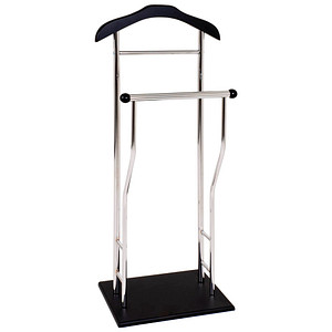 Image HAKU Möbel Herrendiener 38549 schwarz Metall 45,0 x 110,0 cm