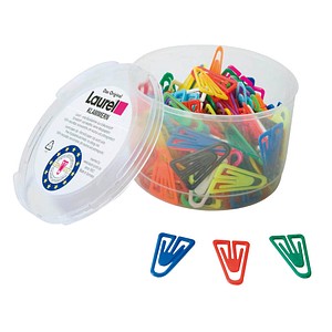 Image 200 Laurel Büroklammern farbsortiert Kunststoff