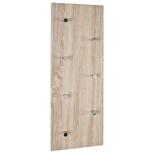Image HAKU Möbel Wandgarderobe 42090 braun Holz 7 Haken 80,0 x 30,0 cm