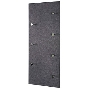 Image HAKU Möbel Wandgarderobe 42550 anthrazit Holz 7 Haken 80,0 x 30,0 cm