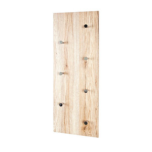 Image HAKU Möbel Wandgarderobe 42950 braun Holz 7 Haken 80,0 x 30,0 cm