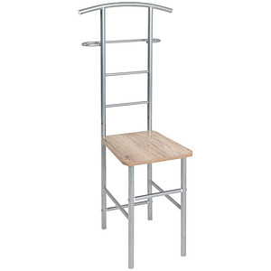 Image HAKU Möbel Herrendiener 81950 grau Metall 46,0 x 109,0 cm