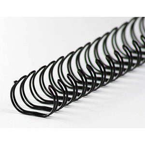 Image 100 LMG Drahtbinderücken schwarz für 65 Blatt