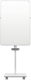 Image nobo Flipchart Mobil Move & Meet, magnethaftend, weiß