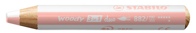 Image STABILO Multitalentstift woody 3 in 1 duo, weiß/apricot