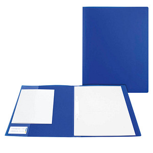 Image HERMA Schnellhefter A4 dunkelblau  transluzent PP 3St.