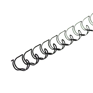 Image 100 LMG Drahtbinderücken schwarz für 50 Blatt
