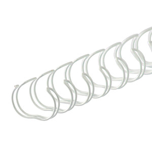 Image 50 LMG Drahtbinderücken weiß für 100 Blatt