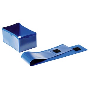 Image DURABLE Palettenfußbanderole, 145 x 65 mm, blau 4-seitige Beschriftung möglich,