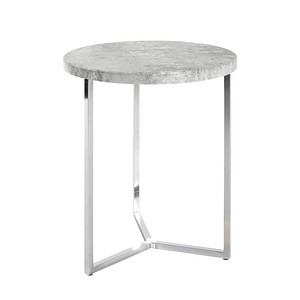 Image HAKU Möbel Beistelltisch Holz Betonoptik 45,0 x 45,0 x 54,0 cm