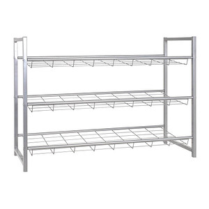 Image HAKU Möbel Schuhregal alu 80,0 x 30,0 x 60,0 cm