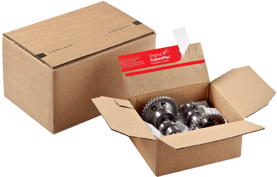 Image COLOMPAC Blitzbodenkarton mit Selbstklebeverschluss mit Aufreißfaden, schnelles