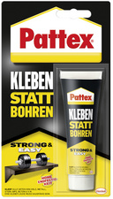 Image Pattex Kraftkleber Kleben statt Bohren, 50 g Standtube, weiß
