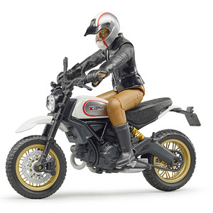 Image bruder Scrambler Ducati Desert Sled mit Fahrer 63051 Spielzeugmotorrad