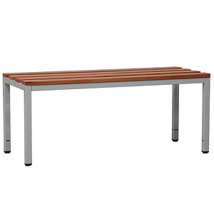 Image Gürkan Garderobenbank 107192 grau, buche Holz 100,0 cm