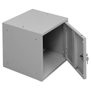 Image Gürkan Schließfachschrank lichtgrau 106997, 1 Schließfach 38,0 x 38,0 x 38,0 cm