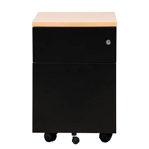 Image Gürkan Rollcontainer schwarz 2 Auszüge 40,0 x 60,0 x 62,0 cm