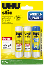 Image UHU Vorteilspack Klebestift stic und Klebestift stic Magic