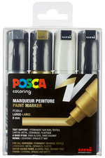Image POSCA Pigmentmarker PC-8K, 4er Etui
