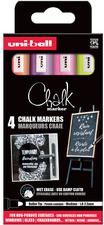 Image uni-ball Kreidemarker Chalk marker PWE5M/4 PF, 4er Etui