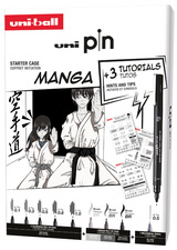 Image uni-ball Schreibgeräte uni pin, MANGA Edition, 9er Koffer