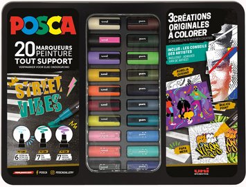 Image POSCA Pigmentmarker "STREET VIBES", 20er Metallbox