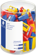 Image STAEDTLER Spitzer, aus Kunststoff, 100er Dose für normale Bleistifte bis 8,2 mm