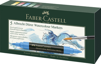 Image FABER-CASTELL Aquarellmarker ALBRECHT DÜRER, 5er Etui