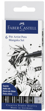 Image FABER-CASTELL Tuschestift PITT artist pen, 6er Etui
