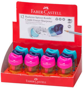 Image FABER-CASTELL Radierer-Spitzer-Kombi Mini, im Display