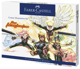 Image FABER-CASTELL Tuschestift PITT artist pen, 15er Etui Comic