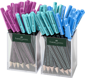 Image FABER-CASTELL Bleistift Jumbo GRIP TWO TONE, im Köcher