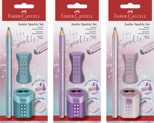 Image FABER-CASTELL Schreibset Jumbo GRIP SPARKLE, sortiert