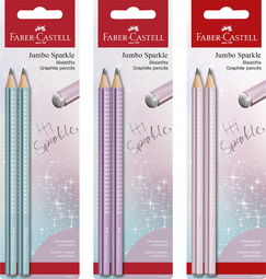 Image FABER-CASTELL Bleistiftset Jumbo GRIP SPARKLE, sortiert