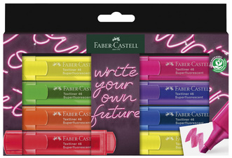 Image FABER-CASTELL Textmarker TEXTLINER 1546 NEON, 8er Etui
