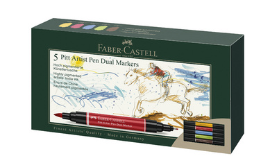 Image FABER-CASTELL Tuschestift PITT artist pen Dual Marker, 20er