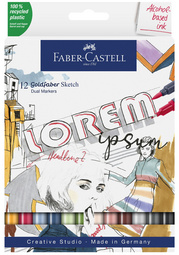 Image FABER-CASTELL Sketch Marker GOLDFABER, 12er Etui