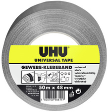 Image UHU Universal Gewebe-Klebeband, 48 mm x 50 m, grau