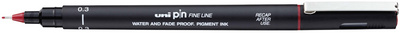 Image uni-ball Fineliner PIN 03200 B, rot