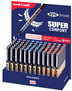 Image uni-ball Tintenroller eye broad UB-150/10, 72er Display