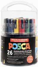Image POSCA Pigmentmarker "Pack Educréatif Classique", 26er Set
