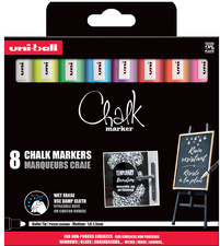 Image uni-ball Kreidemarker Chalk marker PWE5M/8 PF, 8er Etui