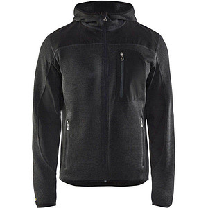Image BLAKLÄDER® Herren Strickjacke 4930 dunkelgrau/schwarz Größe 3XL