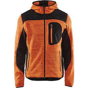 Image BLAKLÄDER® Herren Strickjacke 4930 orange/schwarz Größe M